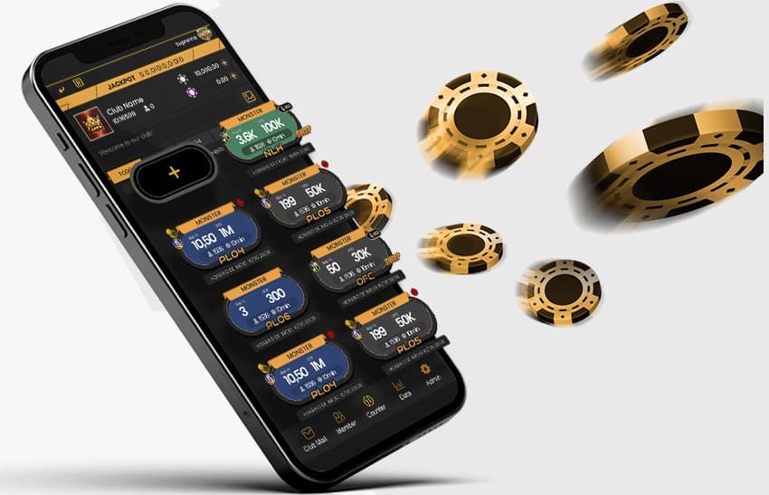 Suprema Poker table screenshot