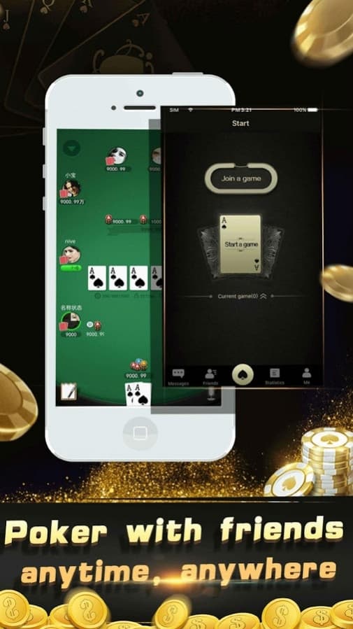 WePoker tablet screenshot
