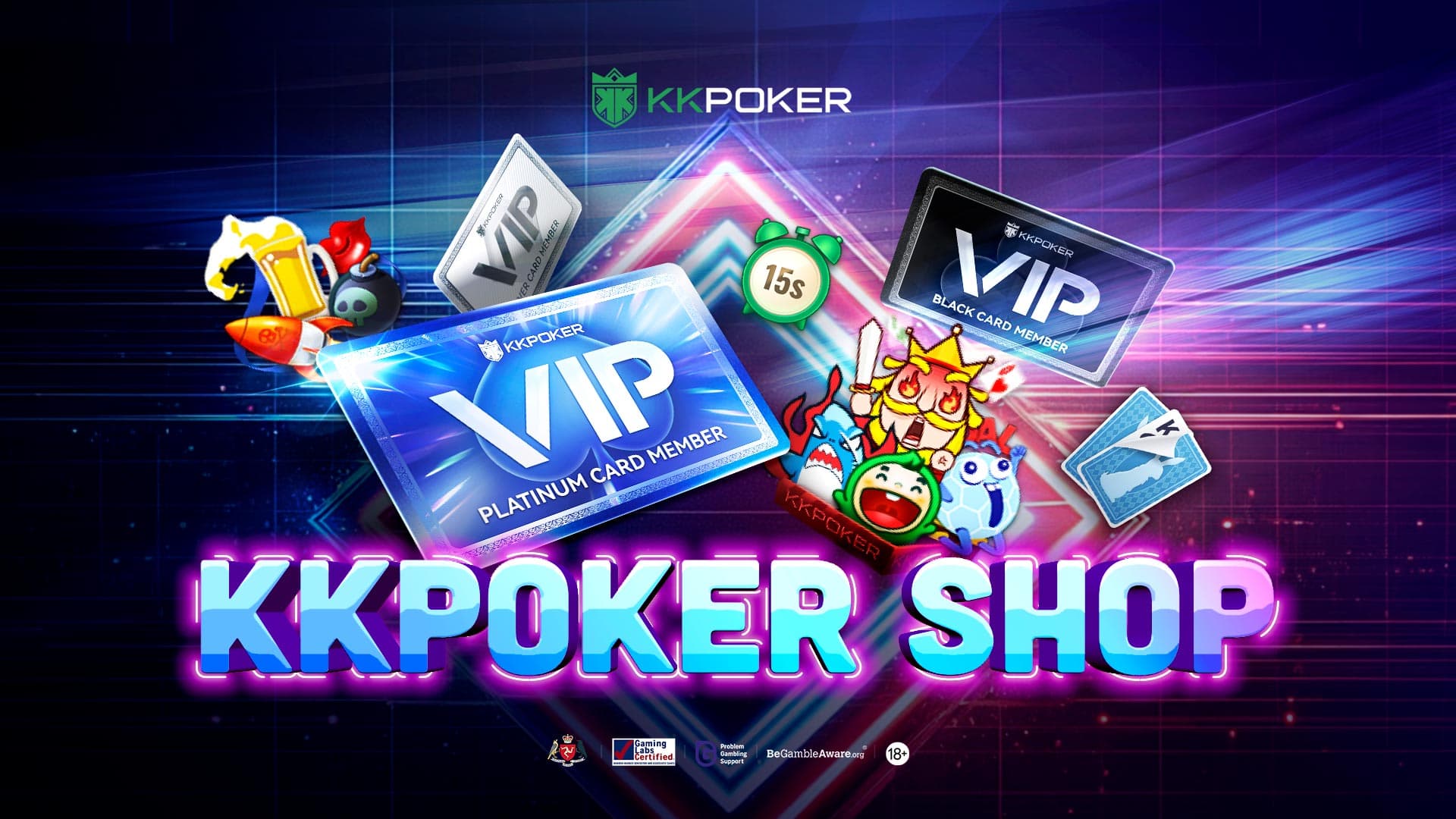 KKPoker poker table screenshot